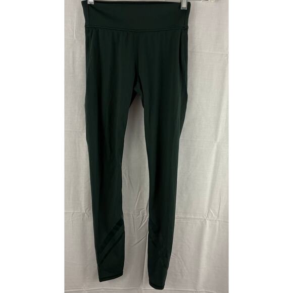 Tory Burch Sport Chevron  Size XS Green Compression Leggings Yoga Gym Athletic - Picture 1 of 8